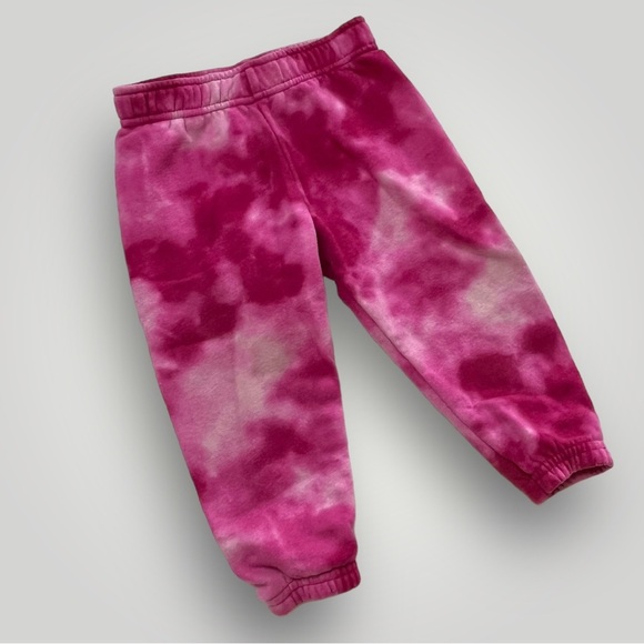 🟢5/$25  Garanimals Pink Tie Dye Sweat Shirt Pants Outfit 18M - Picture 8 of 11
